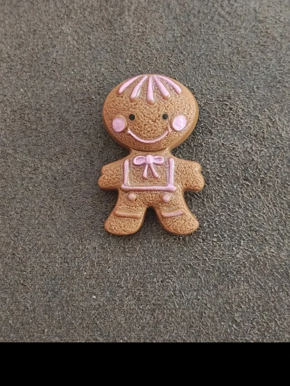 1972 Avon Gingerbread Man Pin Pal Fragrance Glacé Brooch Pin.